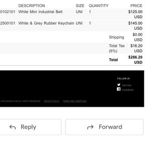 OFF WHITE BELT - 100% AUTHENTIC